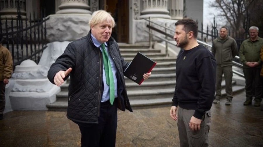 Boris Johnson visits Bucha and Kyiv, meets with Zelenskyy
