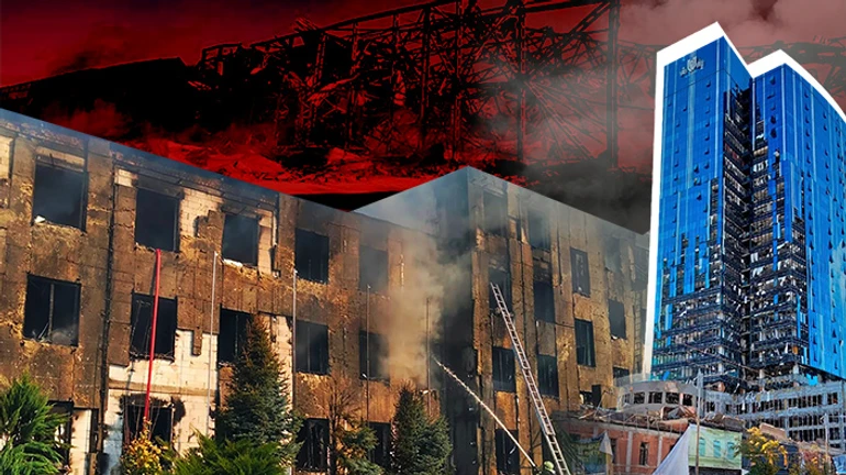 Как выглядит Киев после ракетных ударов