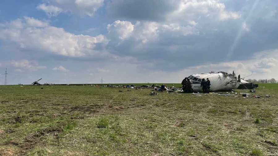 З’явилося відео з місця падіння АН-26