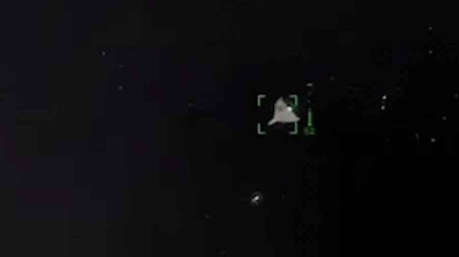 Ukrainian air defence forces show their work during record Russian attack – video