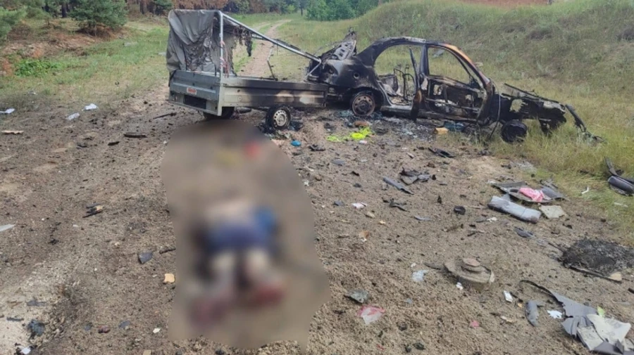 На Харківщині поблизу Липців на міні підірвалися двоє цивільних