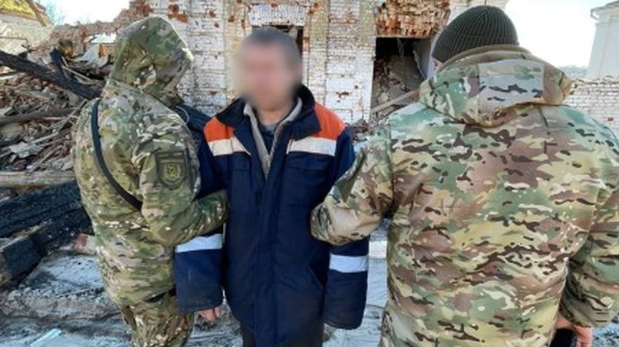 Российского военного, который прятался в заброшенных зданиях, поймали на Харьковщине