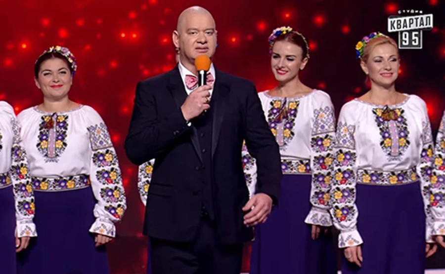 Вечерний квартал с хором Веревки высмеяли поджог дома Гонтаревой