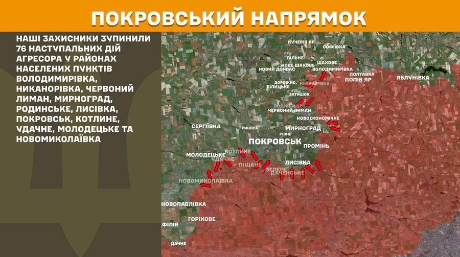 Battlefield sees 217 clashes in 24 hours, 76 of them on Pokrovsk front – Ukraine's General Staff