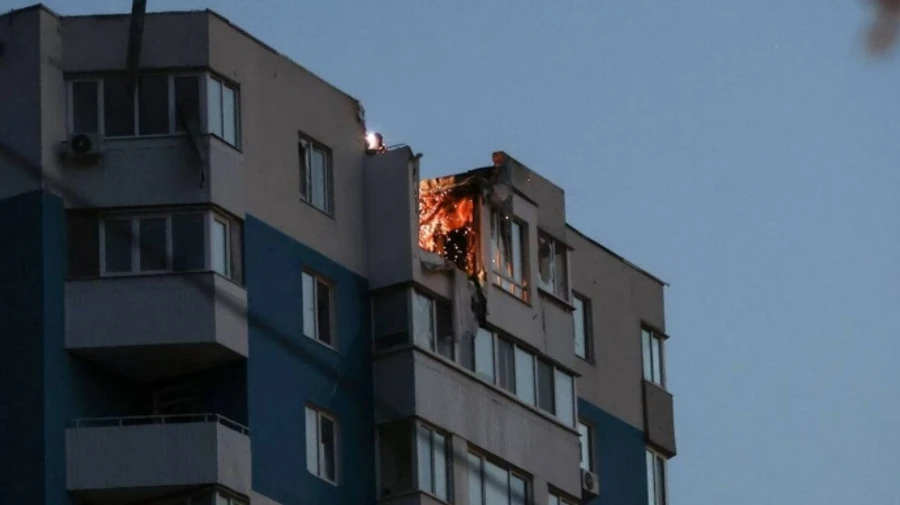 В ОВА показали последствия ночной вражеской атаки на Харьков