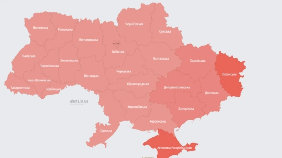 По всій Україні була повітряна тривога через МіГ