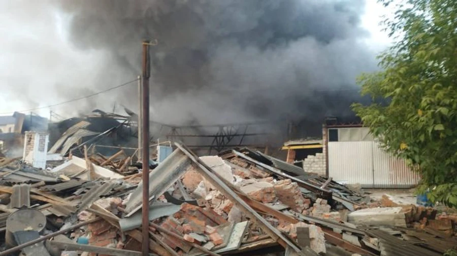 Russians used Shahed drones to attack Merefa and Izium in Kharkiv Oblast