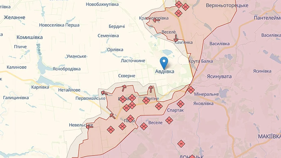 Разведка Британии: Ситуация с обороной Авдеевки тактически схожа с тем, что происходит под Бахмутом