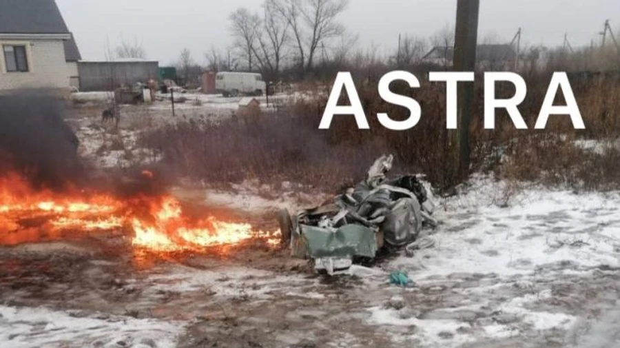 Debris of presumably Russian missile falls in Volgograd Oblast, Russia