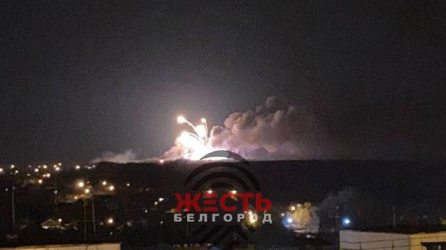 У російському Бєлґороді вибухає: ймовірно, горить склад боєприпасів