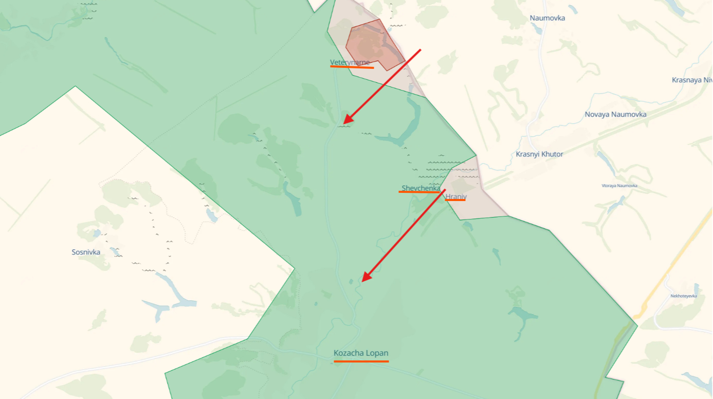 Russian forces are infiltrating Kharkiv Oblast and operating in Kozacha Lopan, 2 km from border – UP