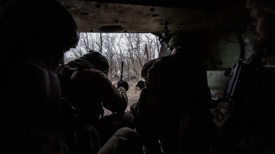 Ukrainian and Russian forces clash 84 times, mostly on Marinka front