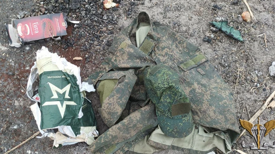 Russian forces burn bodies of their fallen soldiers near Melitopol in southern Ukraine