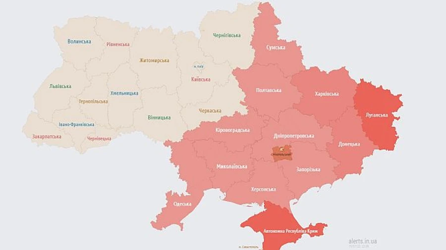 Air-raid warning issued on half of territory of Ukraine: cruise missile carriers take off