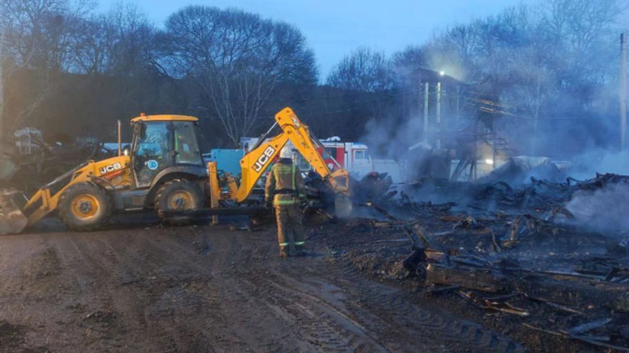 Fire breaks out at construction site in Sevastopol: eight people killed