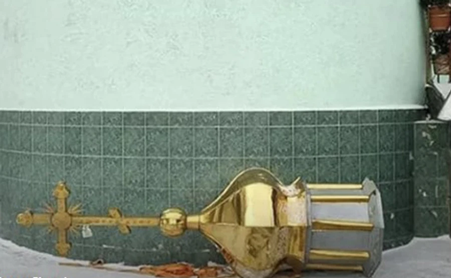 У Вінниці священник УПЦ МП скинув купол з храму: на знак протесту