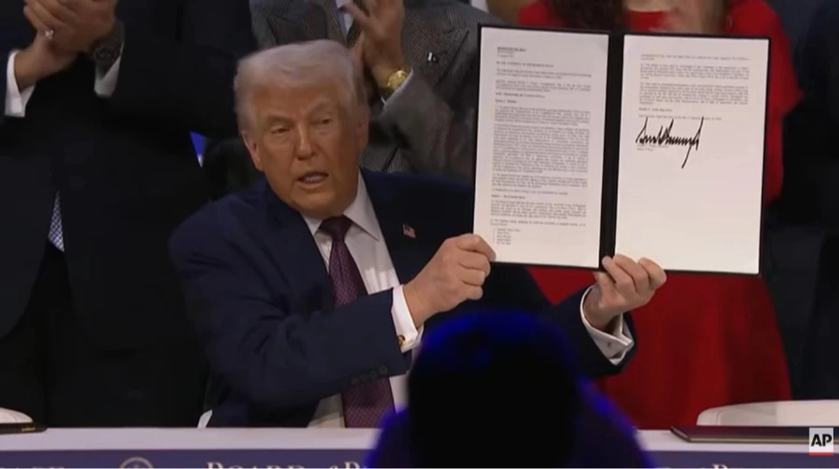 Axios: White House plans first meeting of Trump's "Board of Peace"