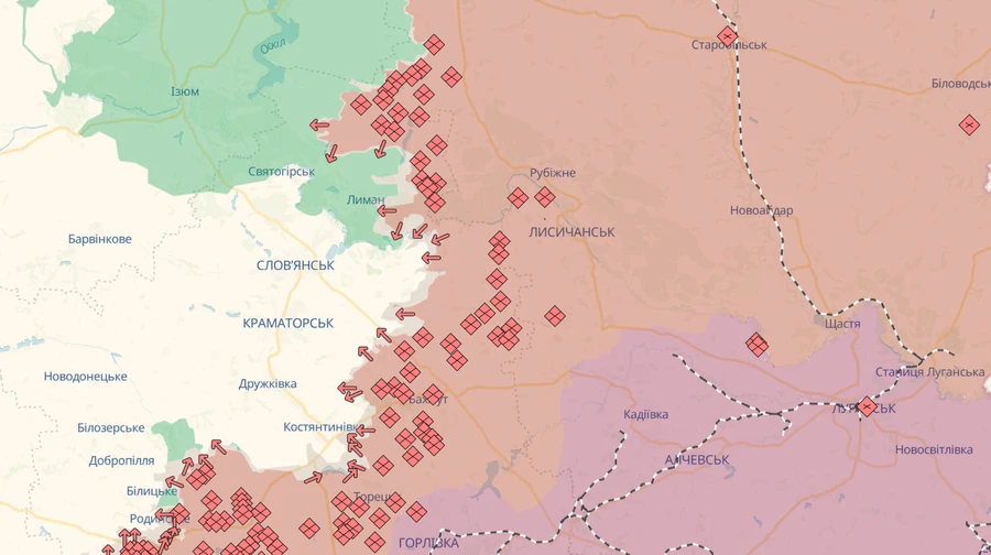 Основна битва за Донеччину буде в Слов’янську та Краматорську – DeepState оцінив темпи наступу РФ
