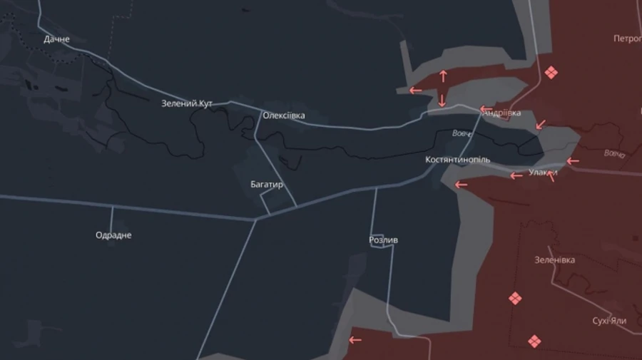 DeepState: Russians advance near Andriivka and Ulakly in Donetsk Oblast