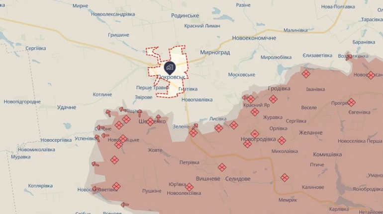 Сили оборони: Ворог намагається обійти й оточити Покровськ