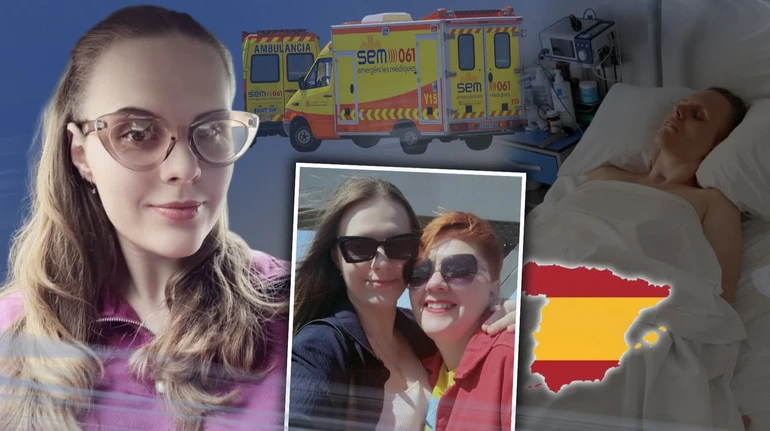 Травмировала пятку и впала в кому: как семья украинки в Испании ищет возможность вернуть ее домой на реабилитацию