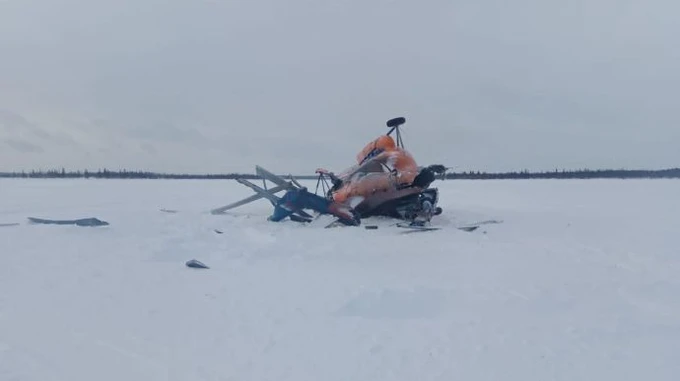 Another Mi-8 helicopter falls apart after hard landing in Russia
