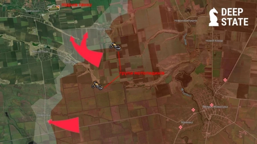 Russians try to reach outskirts of Shevchenko which is 5 km from Dnipropetrovsk Oblast – DeepState