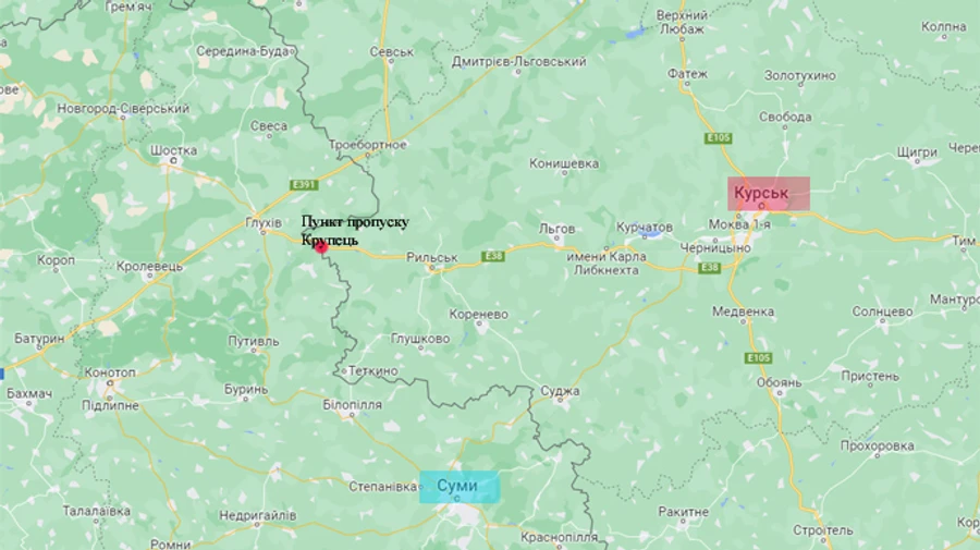Россияне заявили, что Украина якобы обстреляла пункт пропуска в Курской области 
