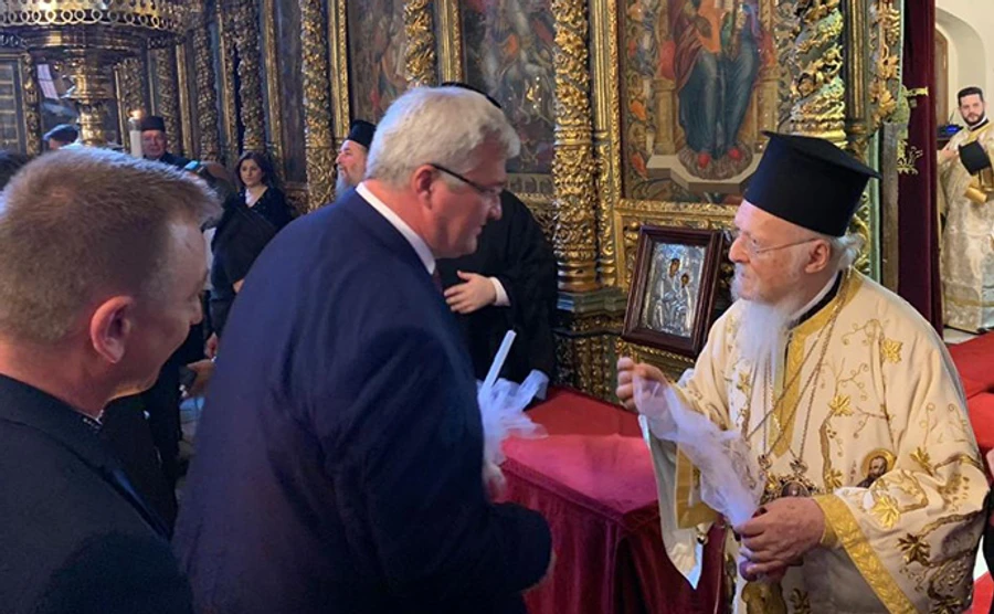 На Фанаре впервые прозвучало пасхальное послание на украинском языке