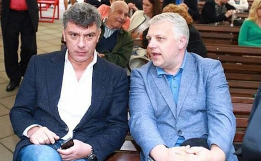 У Москві меморіал пам'яті Нємцова став і меморіалом Шеремета