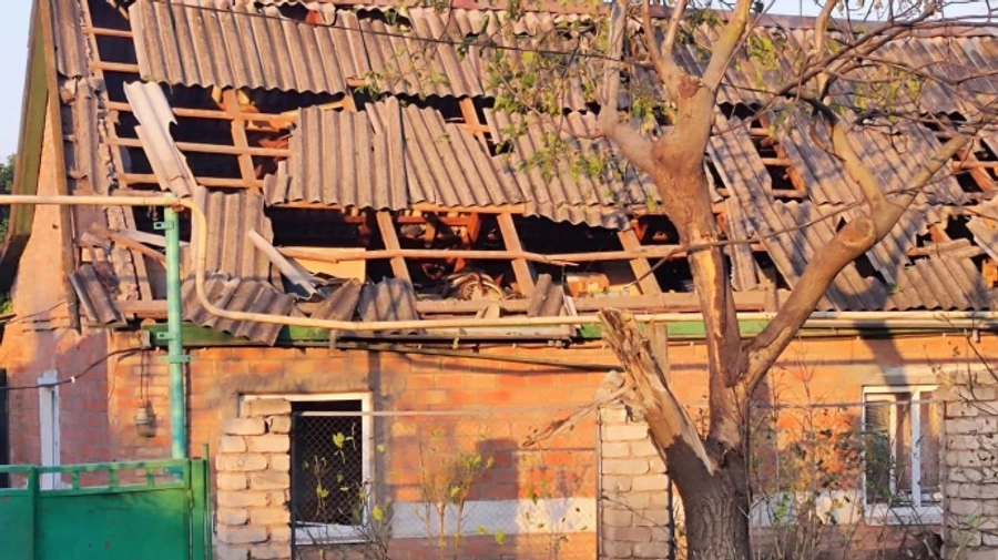 Russians attack Pavlohrad with missile, damage industrial facility in Nikopol district – photos