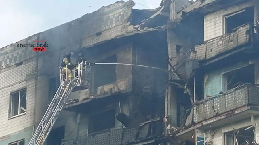 Russians hit Kramatorsk with a guided bomb, killing child