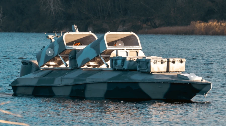 Katran naval drones to be equipped with UAVs for strikes deep into Russian coastal territory