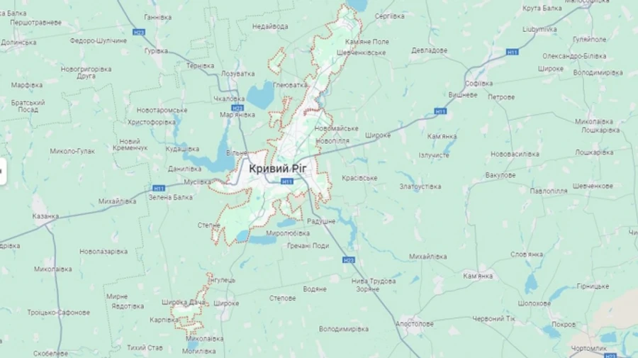 Infrastructure facilities hit in Kryvyi Rih