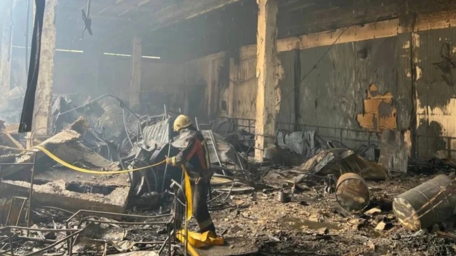 Russians destroy Nova Poshta depot and office in Izium, Kharkiv Oblast – photos