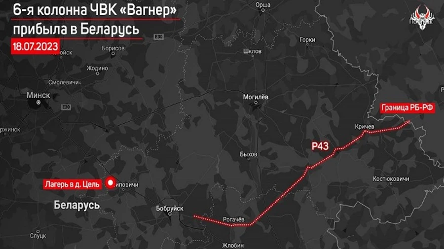 У Білорусь прибула 6-та колона вагнерівців, налічує до 120 машин – Гаюн