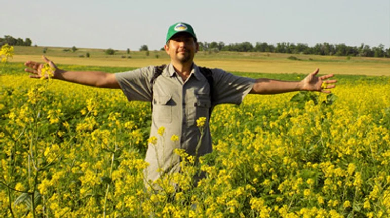 Где-то под Донецком. Зачем в 60 км от войны человек выращивает дикое поле