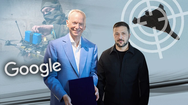 Billionaire and ex-Google CEO Eric Schmidt is making drones for Ukraine. What drives him?