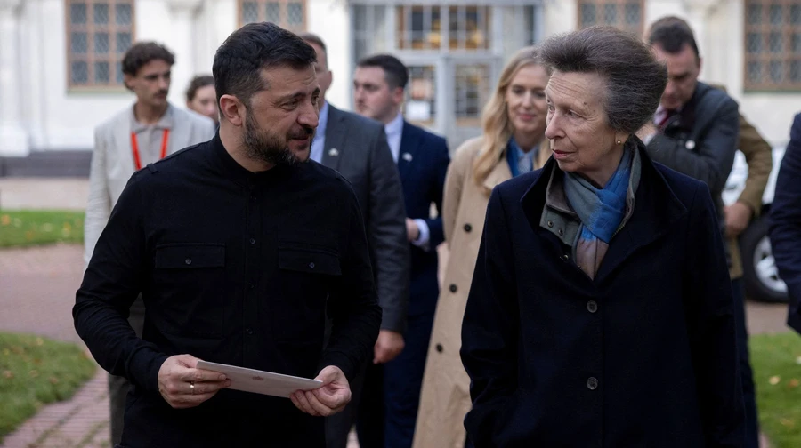 Princess Anne makes unannounced visit to Ukraine to support Ukrainian children – photos