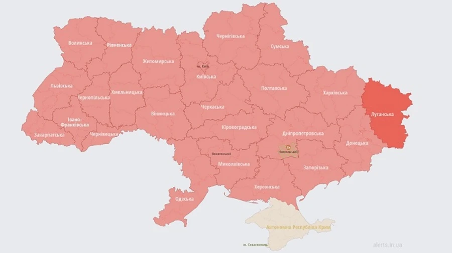 По всій Україні – повітряна тривога