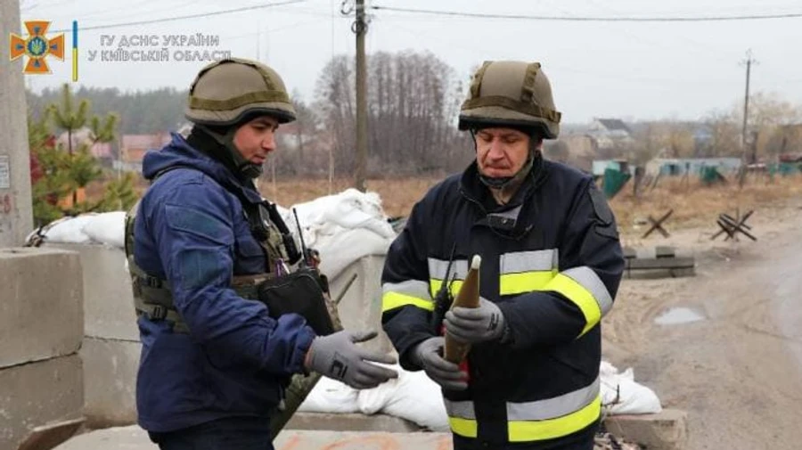 В Ирпене за день изъяли около 650 взрывоопасных предметов