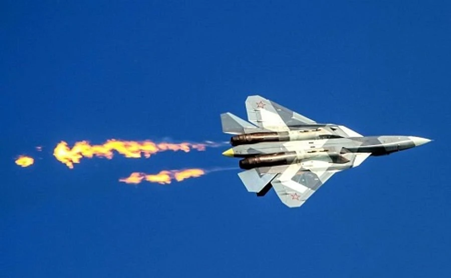 В России разбился истребитель пятого поколения
