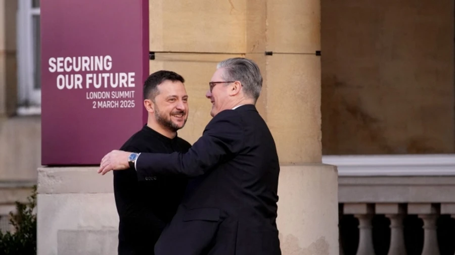 Zelenskyy arrives at London summit