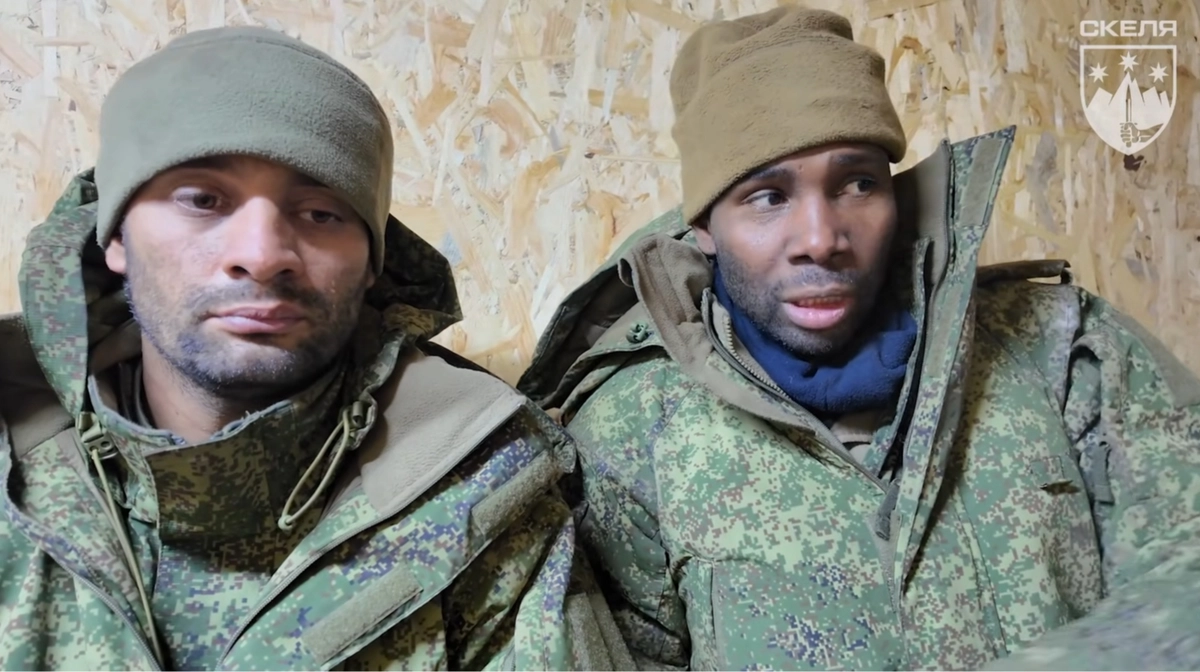 Ukrainian forces capture two Colombians sent to front by Russians under false pretences – video