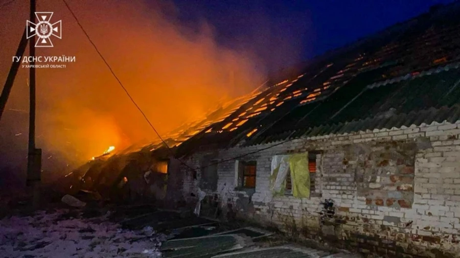 Russians attack farm in Kharkiv Oblast, killing more than 20 animals – photo