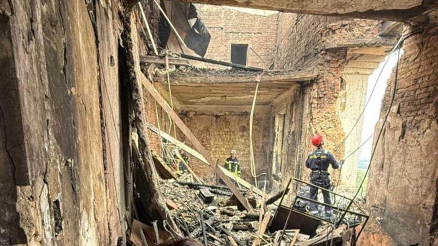 Ukrainian PM posts photos of damage to Cabinet of Ministers building after Russian attack – photo