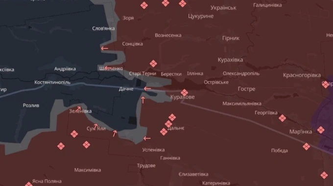 Міноборони РФ заявило про захоплення Курахового, в ОСУВ Хортиця звітували про бої в місті