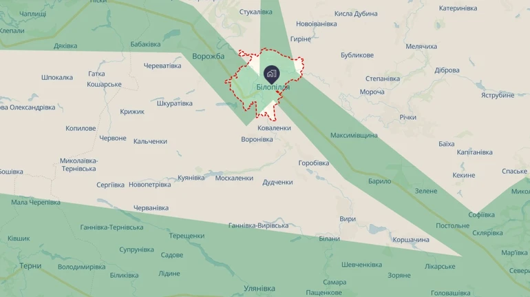 Россияне утром сбросили КАБ в центре Белополья на Сумщине: есть погибший, четверо раненых