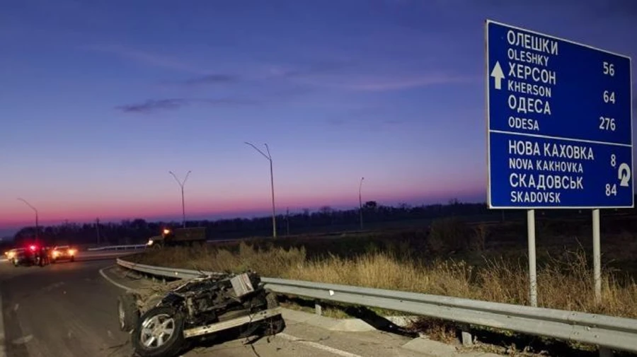 Роспропаганда показала фото броньованого авто Стремоусова після ДТП