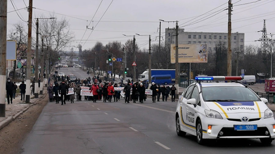 Тарифний протест блокував дорогу на Київ у Житомирі
